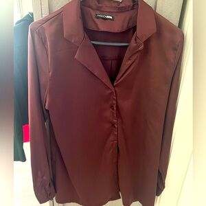 Cute long sleeve blouse for fall season 🤌🏻